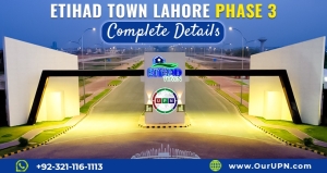 Etihad Town Lahore Phase 3