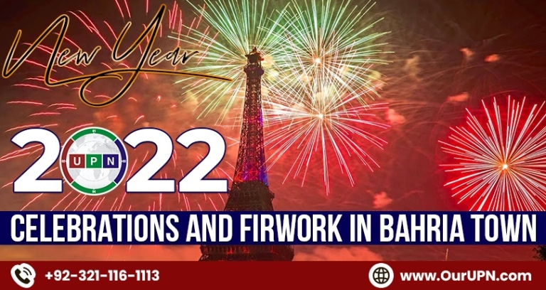 New Year 2022 Celebrations and Firework in Bahria Town - UPN
