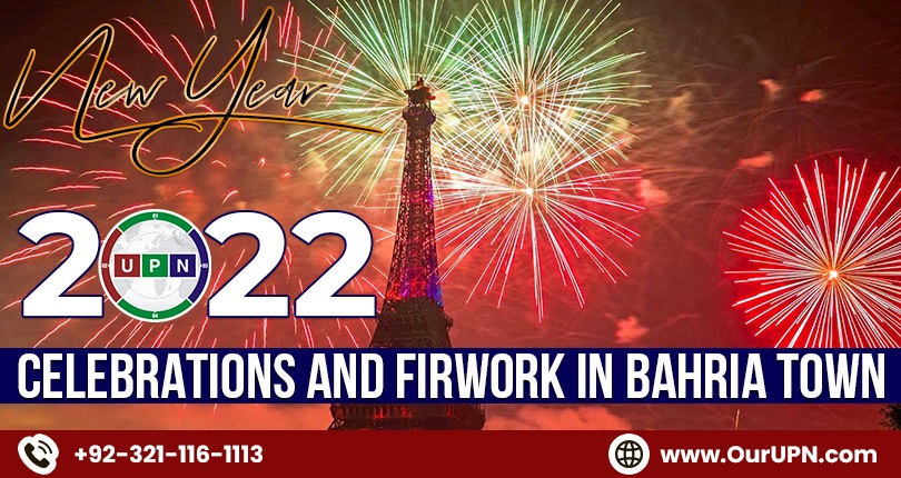 New Year 2022 Celebrations and Firework in Bahria Town