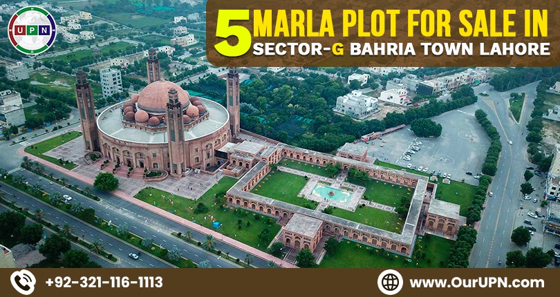 5 Marla Plots for Sale in Sector G Bahria Town Lahore
