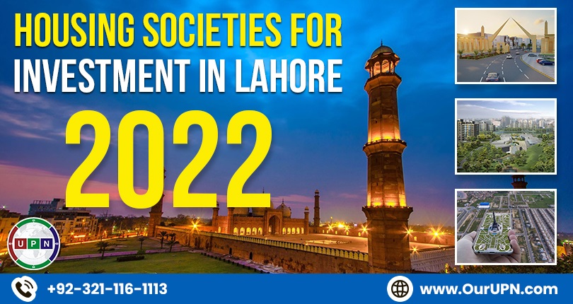 Housing Societies for Investment in Lahore 2022