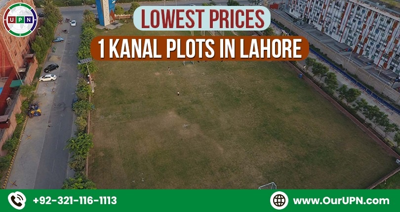 Lowest Prices 1 Kanal Plots in Lahore