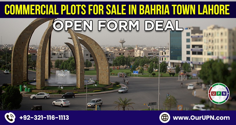 Commercial Plots for Sale in Bahria Town Lahore – Open Form Deal