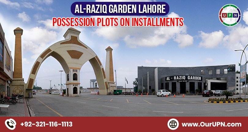 Al-Raziq Garden Lahore Possession Plots on Installments