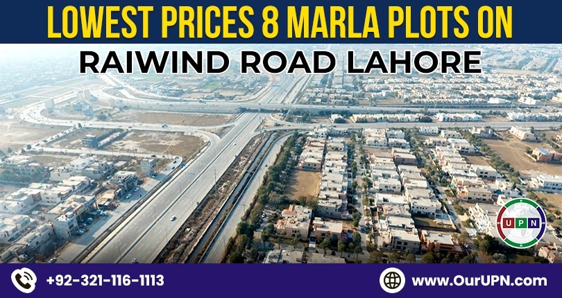 Lowest Prices 8 Marla Plots on Raiwind Road Lahore