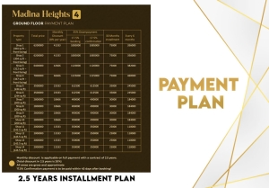 Madina height ground floor payment plan