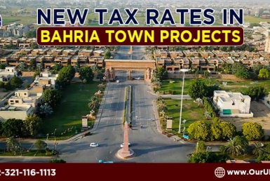 New Tax Rates in Bahria Town Projects