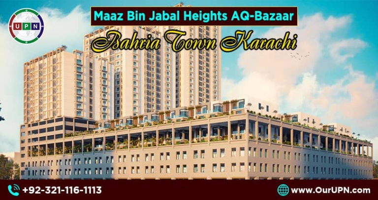Maaz Bin Jabal Heights AQ Bazaar Bahria Town Karachi - UPN