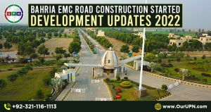 Bahria EMC Road Construction Started