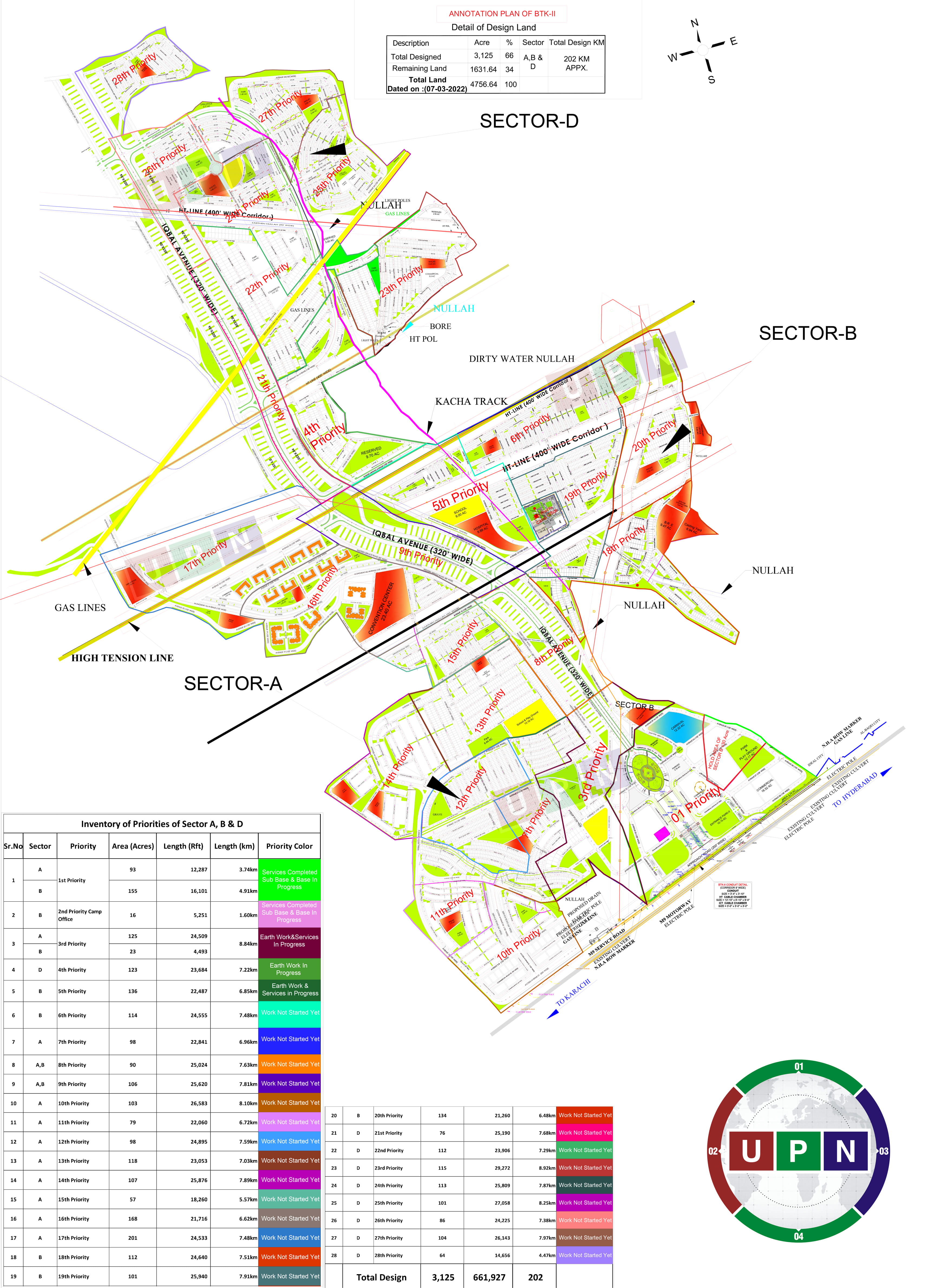 Bahria Town Karachi 2 Location Map