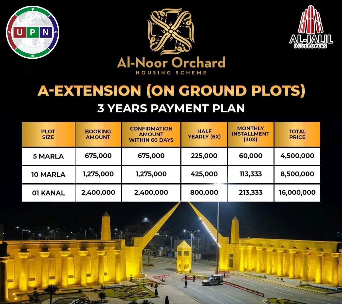 A Block Extension Payment Plan