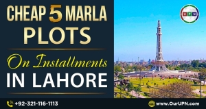Cheap 5 Marla plots on installments in Lahore