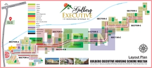 Gulberg Executive Multan Map Location