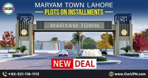 Maryam Town Lahore Plots On Installments