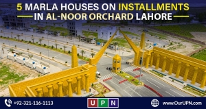 5 Marla Houses on Installments in Al-Noor Orchard Lahore