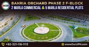 Bahria Orchard Phase 2 F Block - 2 Marla Commercial & 5 Marla Residential Plots