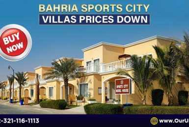 Bahria Sports City Villas Prices Down