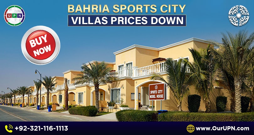 Bahria Sports City Villas Prices Down – Buy Now