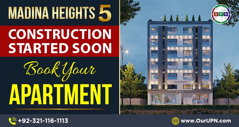 Madina Heights 5 Construction Started Soon – Book Your Apartment