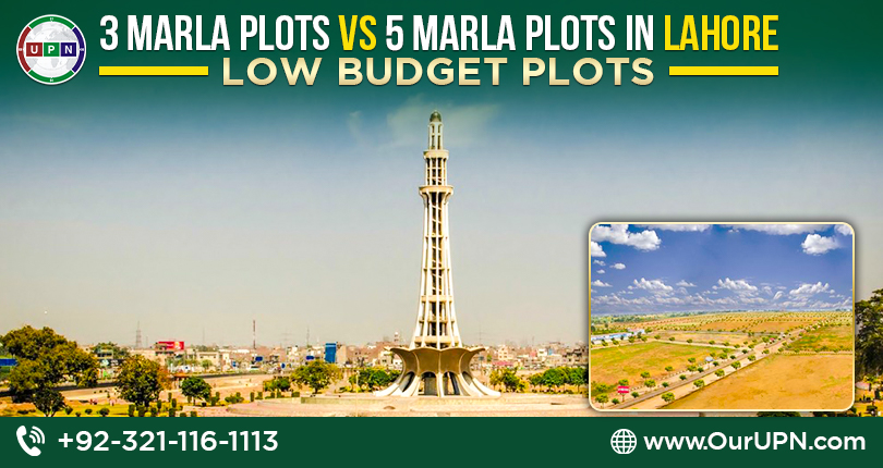 3 Marla Plots Vs 5 Marla Plots in Lahore