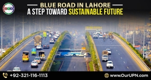 Blue Road in Lahore