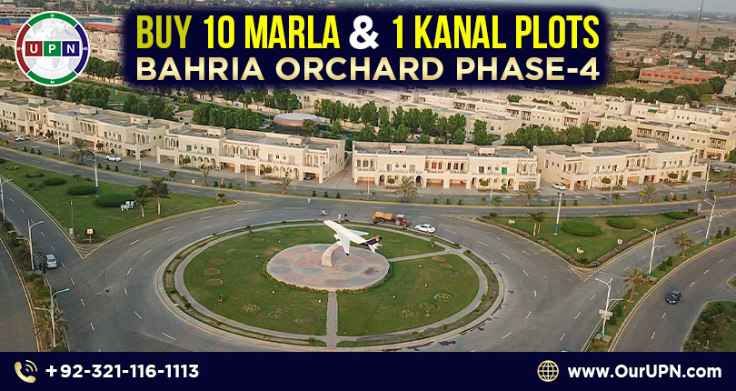 Buy 10 Marla and 1 Kanal Plots in Bahria Orchard Phase 4
