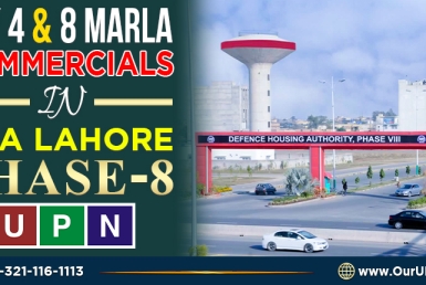 Buy 4 and 8 Marla Commercials in DHA Lahore Phase 8
