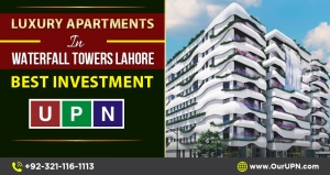Luxury Apartments in Waterfall Towers Lahore