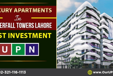 Luxury Apartments in Waterfall Towers Lahore